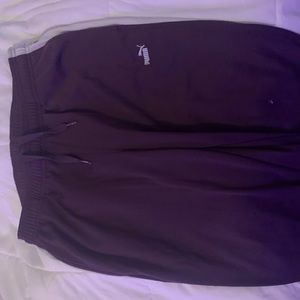 Dark Purple Puma Jogger Sweatpants Size S (Small) Gently Used